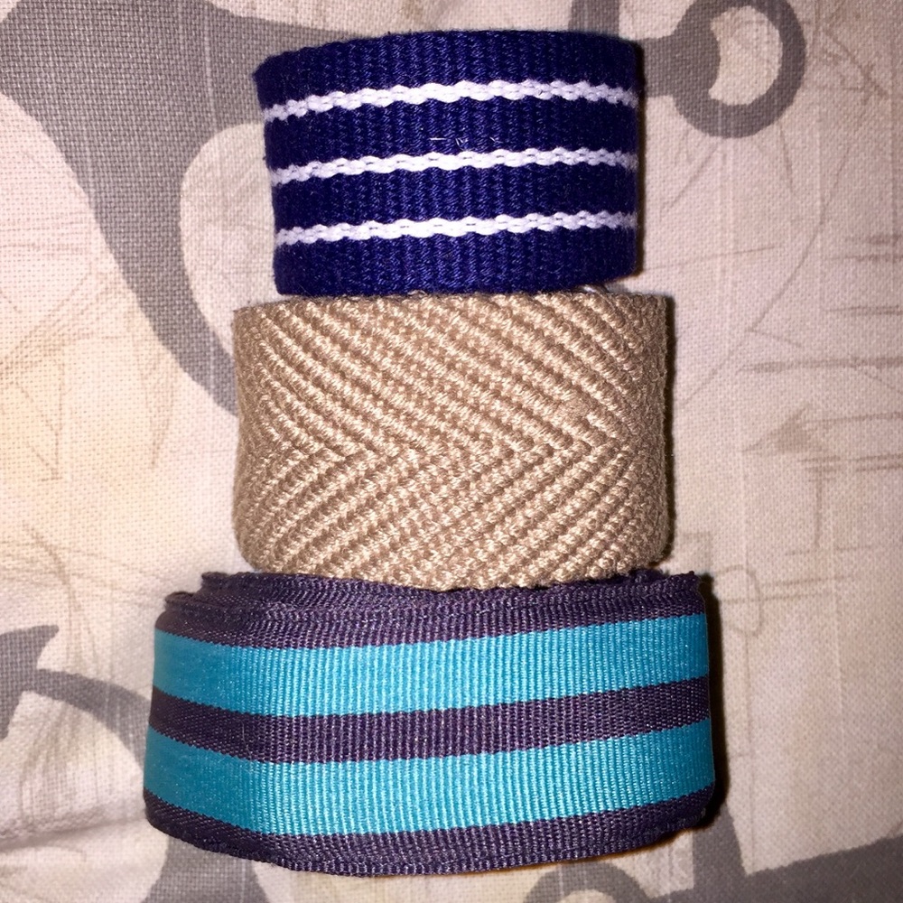 3 Cloth Belts For Men
